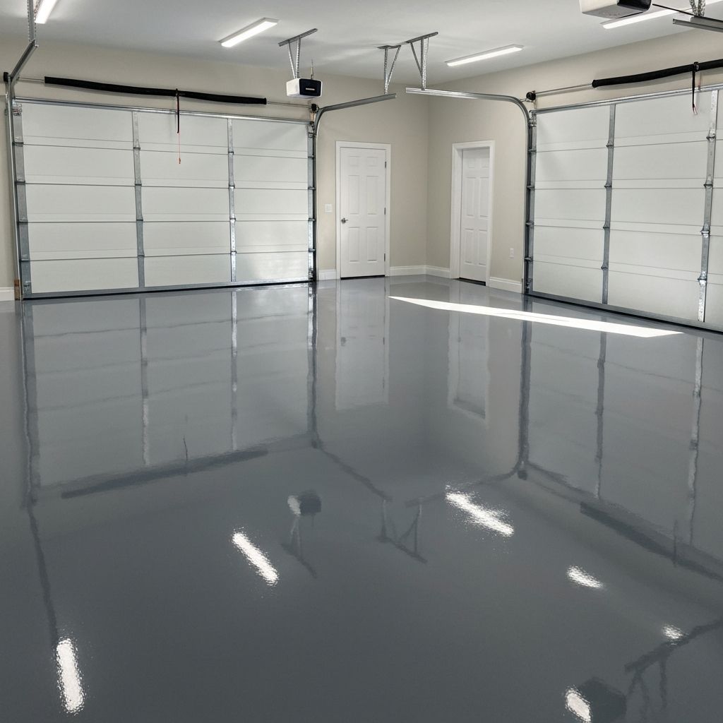 Completed garage finishing project