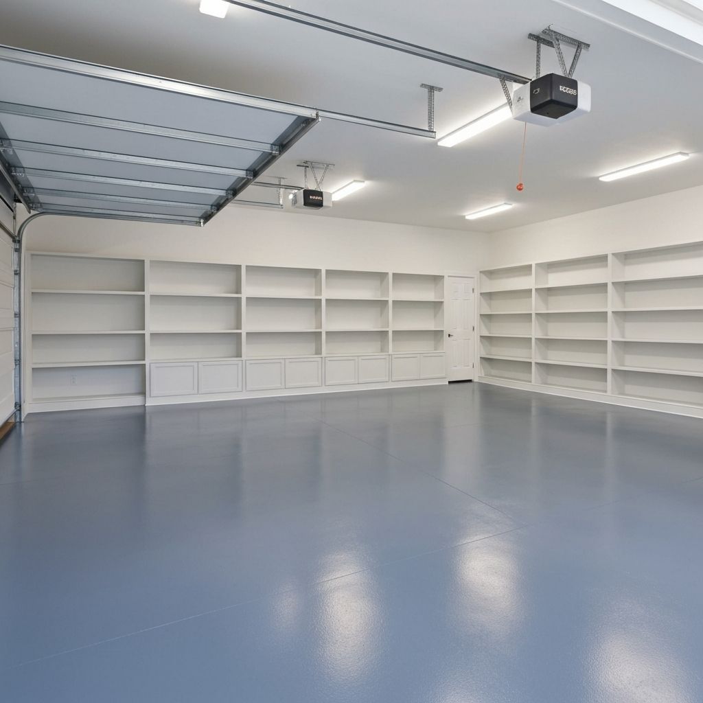 Finished garage in Northern Colorado