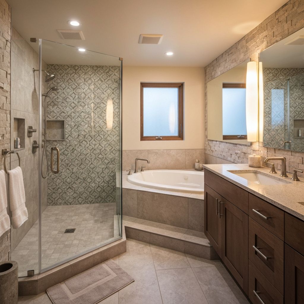 Luxurious remodeled bathroom